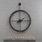 Kingston Living 31.5" Gray and Black Numberless Hanging Wall Clock